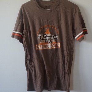 Wigwam Socks Brown T-Shirt Size M